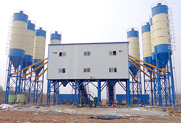 Бетонный завод HZS25 в гуандун
