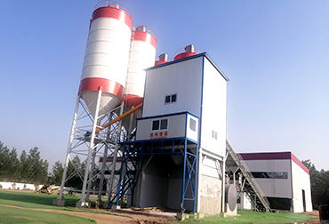 Бетонный завод HZS25 в гуандун