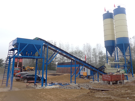 Проект на смесительный завод для стабилизированного грунта500тон в Уезд Цзичунь, провинция Хубэй